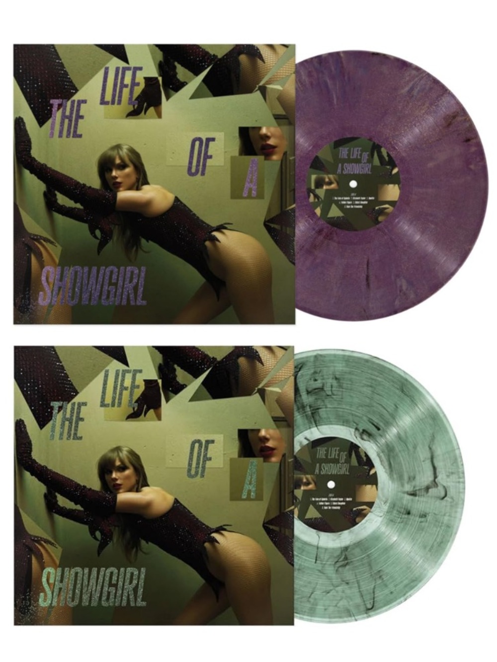 SEALED! Taylor Swift Life Of A Showgirl Shiny Bug Vinyl Bundle
